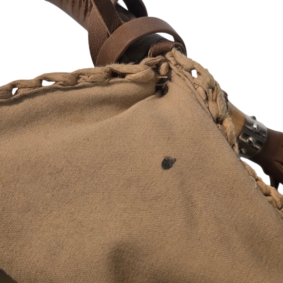 Tommy Bahama Woven Straw Tote Bag With Tassel - Picture 12 of 13